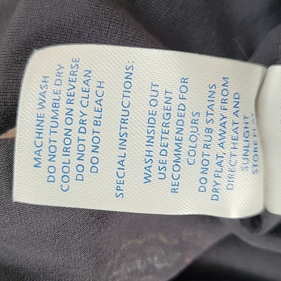 Boden Gray Glenda Jersey Knit Faux Wrap Floral Dress - Size 12 - Picture 9 of 9